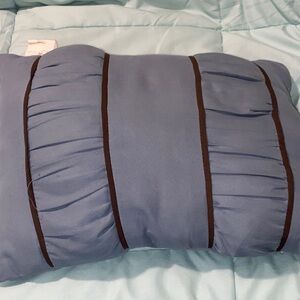 Blue and Brown Pillow